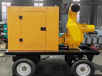 Bộ máy bơm nước Diesel loại di động Máy bơm nước CE Diesel cho mùa mưa